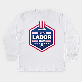 Happy Labor Day#2 Kids Long Sleeve T-Shirt